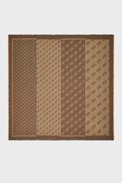 Guess Lindsey Logolu 120 x 120 cm Eşarp AW5526VIS03 EŞARP AW5526 VIS03 BNL