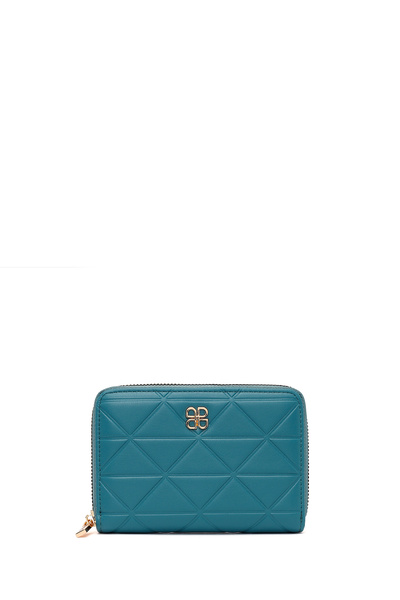 Derimod Women's Blue Printed Wallet 000A2D564926