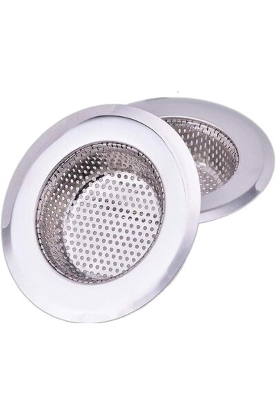 Arabest Sink Strainer,2PCS Stainless Steel Kitchen Sink Filter,Hair Catcher,A...