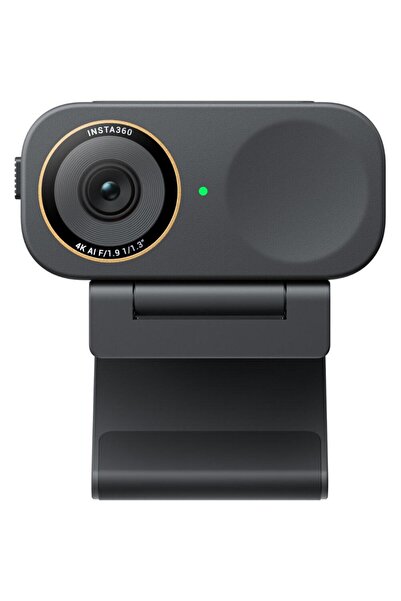 Insta360 Link 2C Pro Webcam, 4K AI, 8MP, 4x Zoom, USB-C (Black)