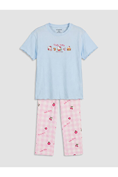 LC Waikiki Hello Kitty Printed Girls' Pyjamas Set