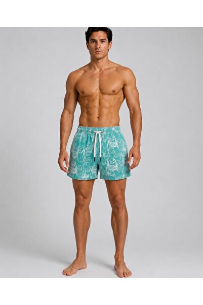 AXXEL Erkek Fit Kalıp Deniz Şort-S183