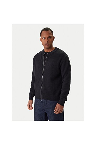 Jack & Jones Cardigan bărbătesc Jack Jones 12286797 Negru