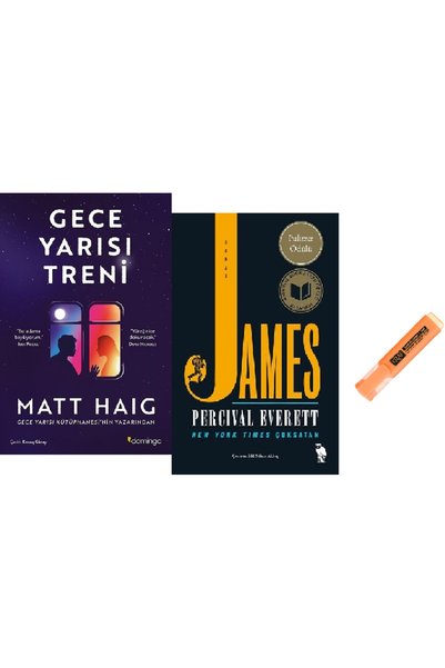 Nemesis Kitap Gece Yarısı Treni + James / 2 مجموعة كتب ( KALEM HD )