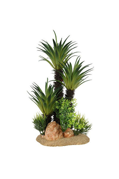 AQUA D'ELLA Sago Palm Aquarium Decor 22x11x30cm