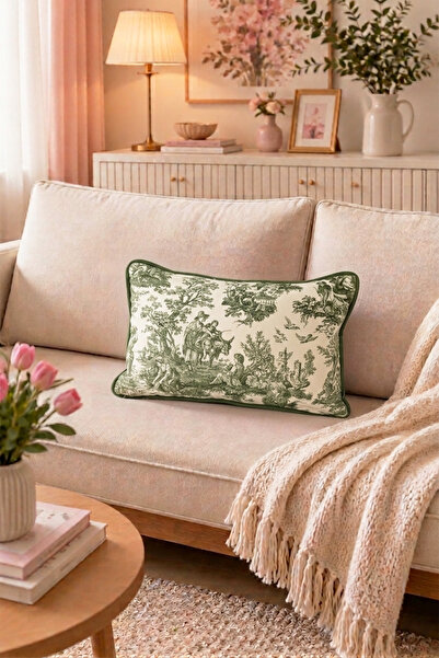 DEKOMOD 1 Pcs Digital Printed Decorative Double Sided French Peasant Pattern ...