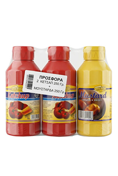 VETO ΒΕΤΟ ΣΕΤ (2 KETCHUP 250gr. + ΜΟΥΣΤΑΡΔΑ 250gr.)