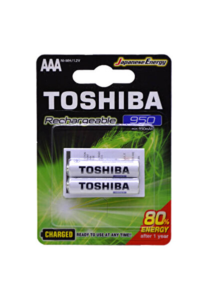 Toshiba ΜΠΑΤΑΡΙΑ (ΕΠΑΝΑΦΟΡΤ.) AAA (2τεμ.) - 950mAh (ΜΕ ΦΟΡΟ 0,02€)
