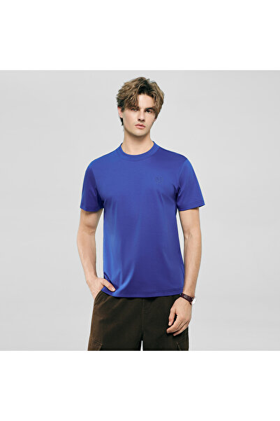 Giordano Men's Slim Fit Liquid Touch Cotton Crew Neck Tee