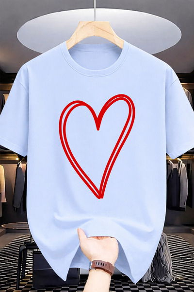 Pink Sky Premium Oversize T-Shirt 100% Cotton Unisex Comfortable Fit Trending...