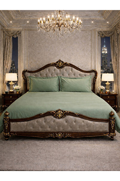 Mulberry Living By Styli طقم ملاءات سرير مسطح من التنسل 100٪ مع حواف مخيطة، 3...