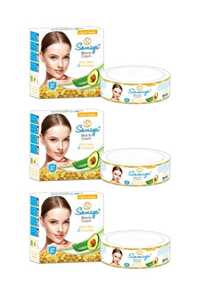 Samiya Beauty Cream with Aloe Vera and Avacado - Pack of 3