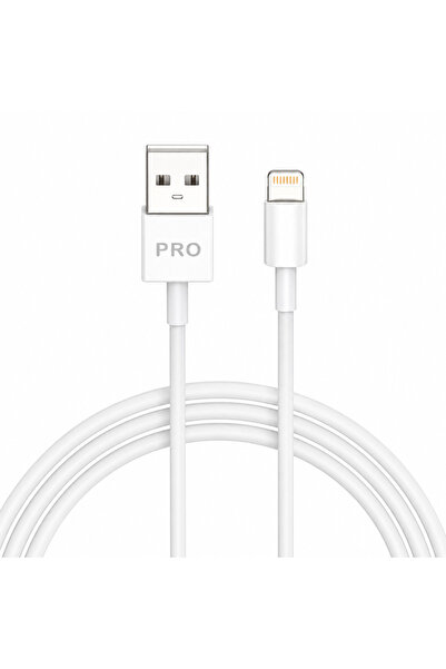 PROTECH PL-1 Lightning Hızlı Şarj ve Veri Aktarım Kablosu USB-A to Lightning ...