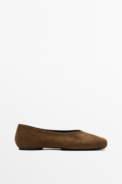 Massimo Dutti Süet deri babet