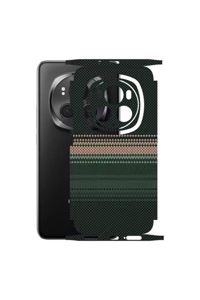 Kapps Honor Magic 6 Pro ile Uyumlu Rainbow Serisi Premium Kaplama 360 Yeşil-Sarı