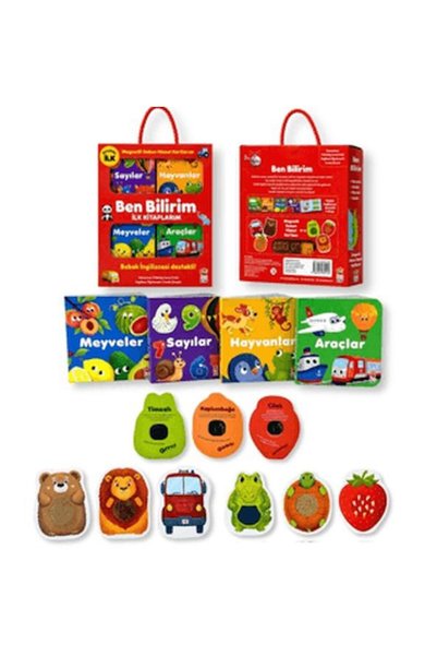 Timaş Yayınları Ben Bilirim İngilizce Destekli İlk Kitaplarım (4 kitap + 6 Ma...