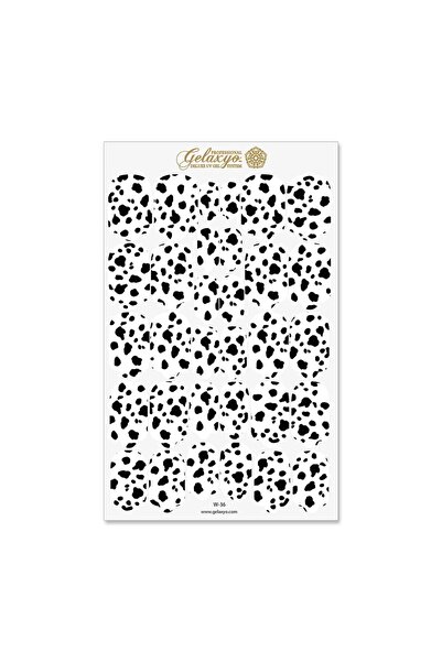 GELAXYO Nail Wraps - W36 - Giraffe Noir