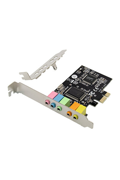 POWERTECH κάρτα επέκτασης PCIe σε 6x channel audio ST17, CM8738