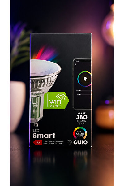 OEM Bec LED Smart WiFi RGB + Alb Reglabil – 4.9W, 380 lm