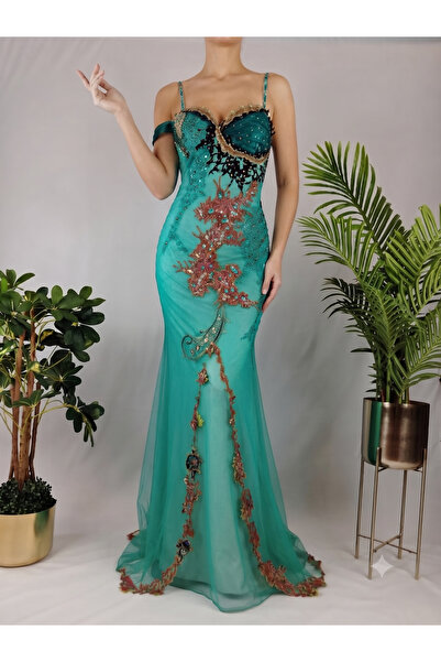 ASIAN Evadress Eva Dress Luxurious and Elegant Evening Dress