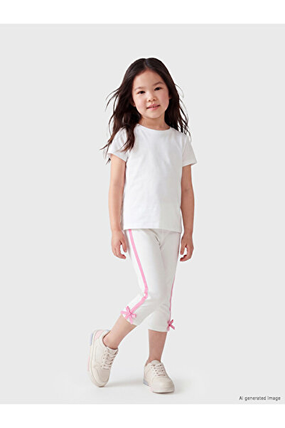 LC Waikiki I Side-Striped Bow-Detail Girls' Leggings from Freezen Store