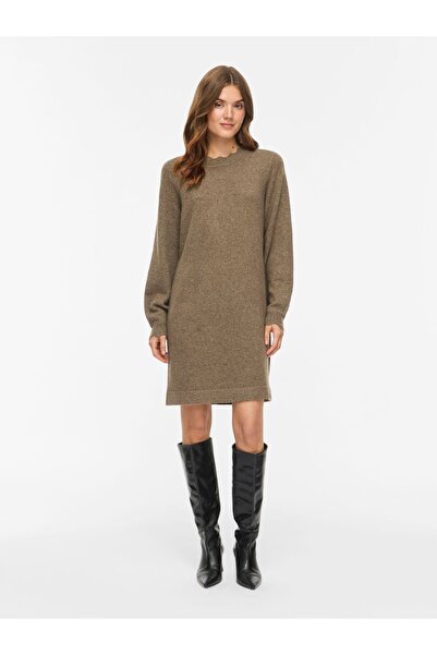 VILA Strickkleid VINIKOLINA Langärmeliges