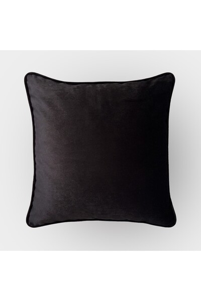 Lidoma Home غطاء وسادة مسطح من القطيفة المخملية "نيرو" - 45x45