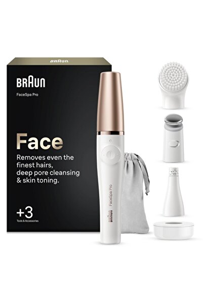 Braun FaceSpa Pro Yüz Epilatörü, + 3 Ekstra, 911