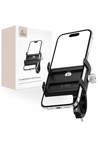 Tech-Protect Suport de bicicletă V4 pentru telefoane de 4.7-6.8 inci, sigur, ...