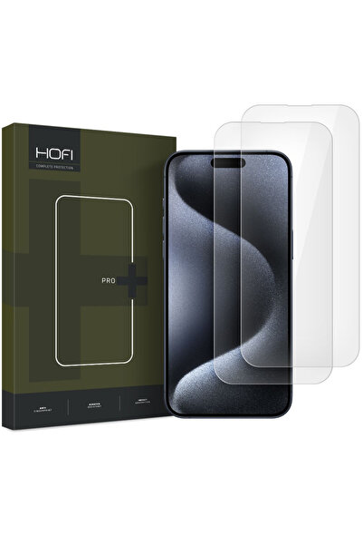 HOFI Sticlă securizată Glass Pro+ Pachet de 2 pentru iPhone 16 Protecție fiabilă