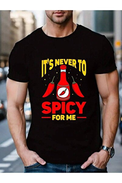 23ERVA 100% Cotton Salsa Hot Sauce Spicy Funny Women's Men's Black Vacation C...