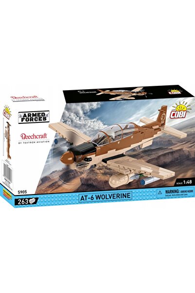 COBI BLOCKS 5905 Beechcraft AT-6 WOLVERINE FORȚE ARMATE 263 Aeronava de luptă