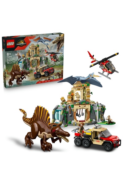 LegoPazar Misiune Lego în aer liber cu Kecalkoatlem și Spinozaur 76976
