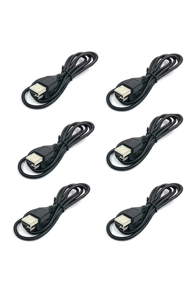 Choice3 كابل شحن ونقل بيانات USB 2.0 بطول 1 متر، 6 قطع، من نوع A ذكر إلى Mini...