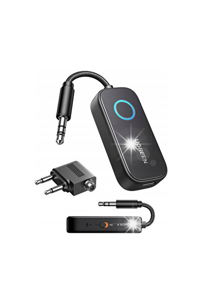 Ugreen Transmițător Receptor Bluetooth Bt 5.3 Mini Jack 3.5mm 300mAh + Adaptor