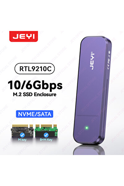 choice2 JEYI Dual Protocol JEYI 10Gbps M.2 SSD Aluminum Enclosure with NVMe/S...