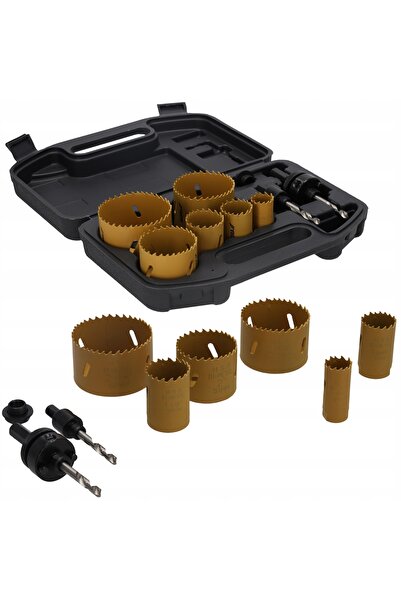Dedra-Polonia Dedra Set de freze bimetalice pentru găuri 9 bucăți 08Wz01