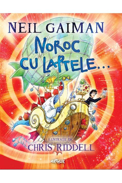ARTHUR Sper că se va răsfăța cu laptele... Neil Gaiman