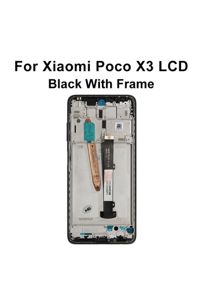 Choice1 With Black Frame 6.67" IPS LCD For Poco X3 NFC Display X3 M2007J20CG ...