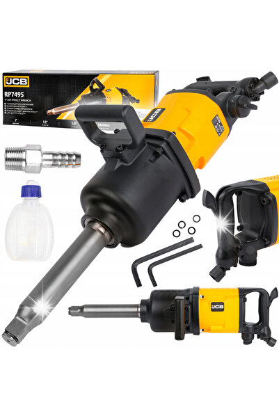 Jcb Cheie de impact pneumatică de 1 inch, Cal Rp7495, 3500Nm, Tir Strong Long...