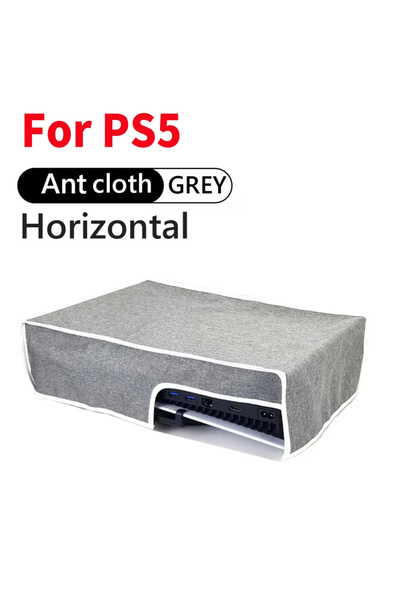 Choice5 غطاء واقي رمادي اللون لجهاز PS5 Pro 2024 إصدار رقمي/قرصي، مصنوع من قم...