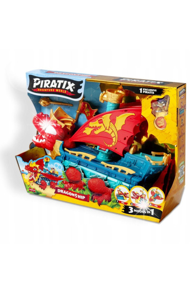 Magicbox ByStone Mbx Piratix Navă Dragon Vehicul 3-în-1 cu Aripi + Figurină