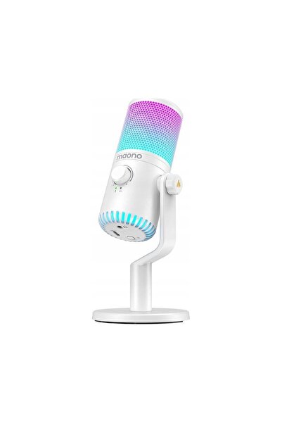 maonocaster Microfon Maono Dm30Rgb Microfon de gaming Alb