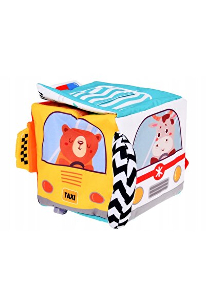 Jokomisiada Jucărie senzorială CUB MOALE Vehicule și animale Montessori ZA5587