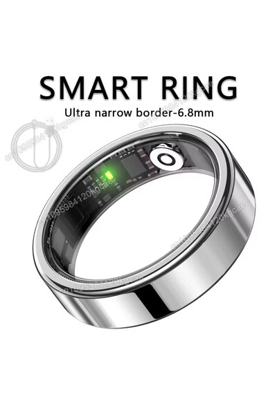Choice34 9 Silver 2026 New Smart Ring Heart Rate Blood Pressure Sleep Monitor...