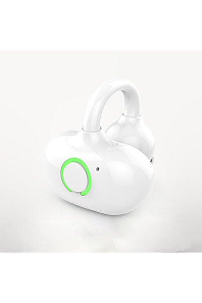 Choice1 White Mini Ear Clip Hearing Aids Noise Reduction Headset Blue Tooth C...