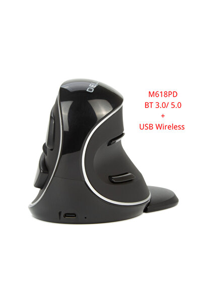 Choice Delux M618PD Delux M618PD Wireless+ BT Ergonomic Vertical Rechargeable...