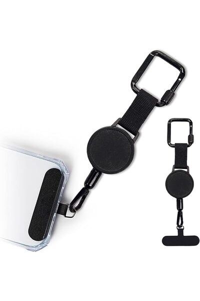 Generic 2 Pcs Anti-Theft Phone Tether with Belt Clip, Retractable Steel Line,...