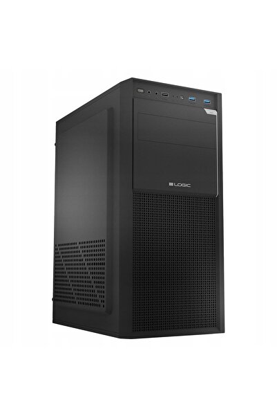 NO BRAND Logic J23 Pro ATX/MATX Midi USB-C / USB 3.0 Carcasă Neagră Fără Surs...