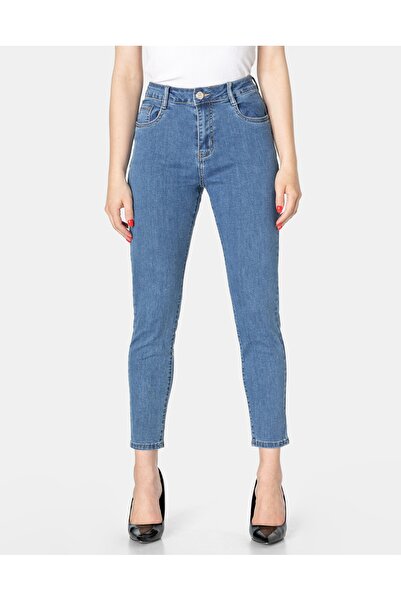 NO BRAND Blugi de damă skinny de culoare deschisă Lq006 33